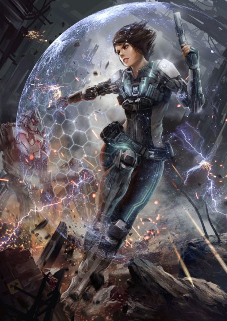 Киберпанк Скай фай