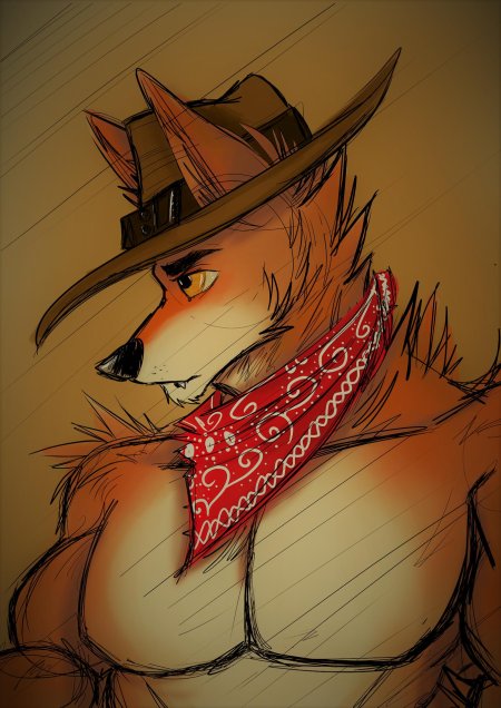 Волк ковбой