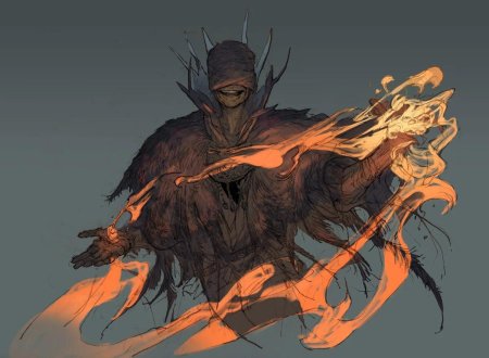 Dark Souls Пиромант арт