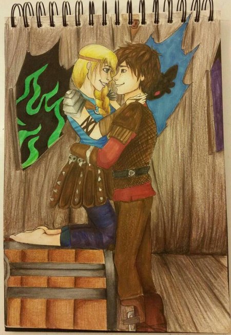 Иккинг и Астрид любовь