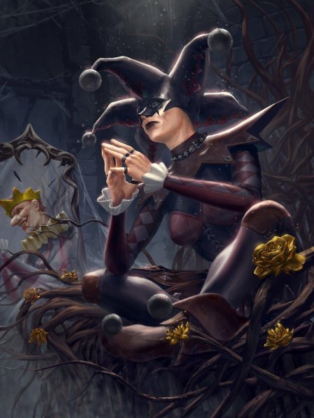 Добрый Шут Арлекин арт