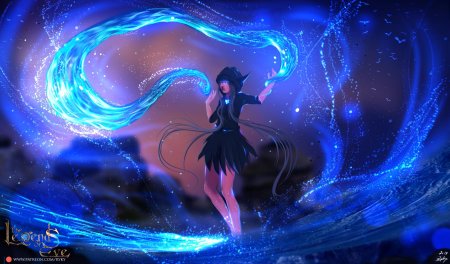 Ученик мага проклятые стихии аниме