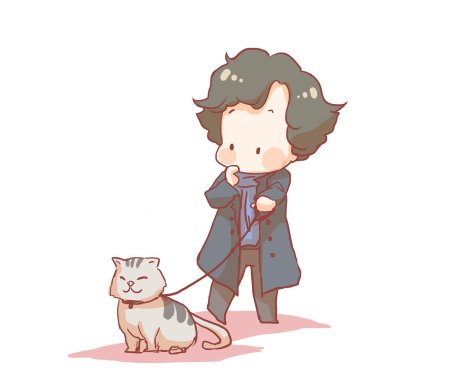 Шерлок Чиби арт