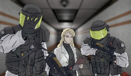 Охранник фонда SCP арт