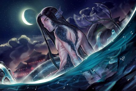 Русалка-парень Тритон Тритон