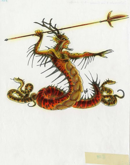 Огненная саламандра ДНД