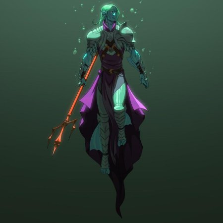 Тритон арт ДНД