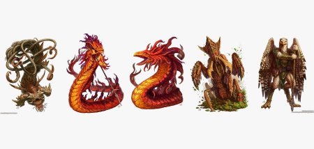 Саламандра ДНД арт