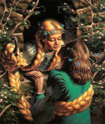 Рапунцель сказка братьев Гримм