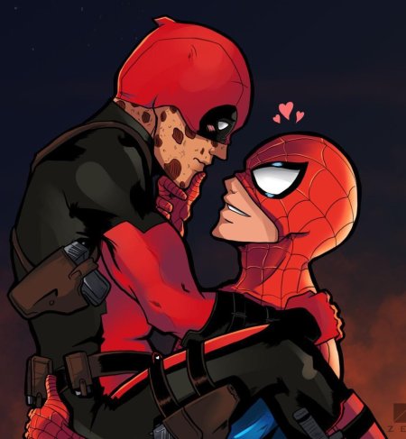 Дэдпул и человек паук шип