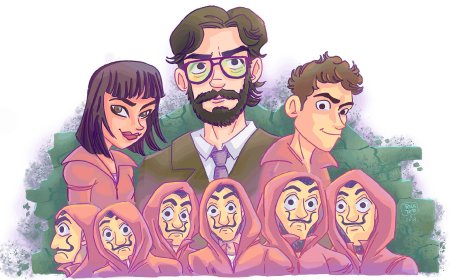 Бумажный дом арт