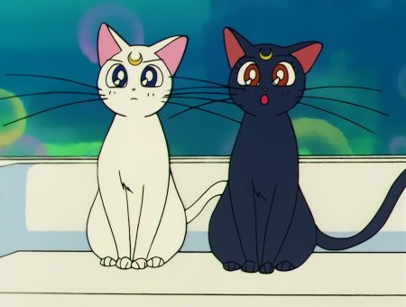 Sailor Moon Луна и Артемис