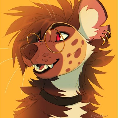 Фурри гиена