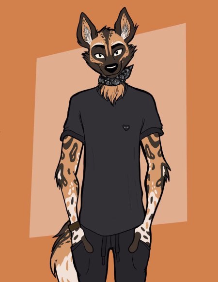 Фурри гиена