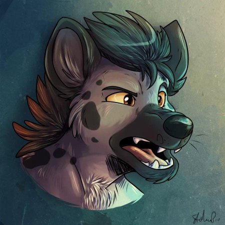 Фурри гиена