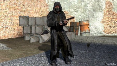 Бандит в плаще сталкер