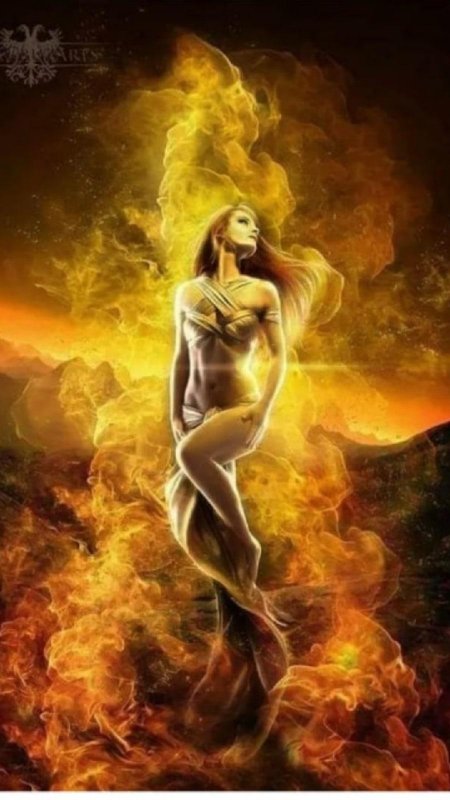 Огненная девушка