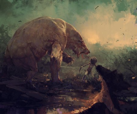 Гигантский медведь арт