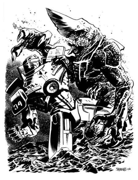 Раскраска Егерь Тихоокеанский рубеж