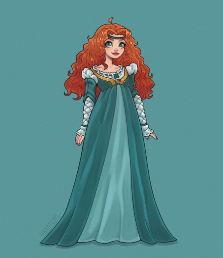 Мерида принцесса Диснея