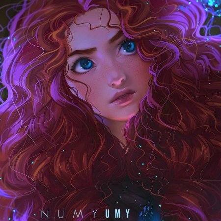 Мерида Храбрая сердцем арт