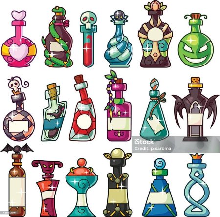 Бутылочки с зельем Гарри Поттер