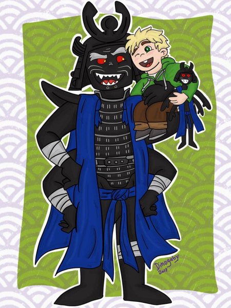 Ниндзяго Лорд Гармадон и Ллойд