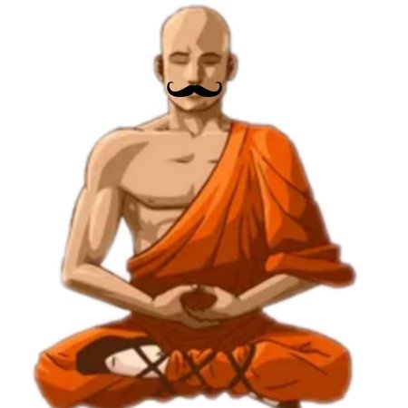 Медитация монах