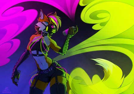 Фурри сайберпанк