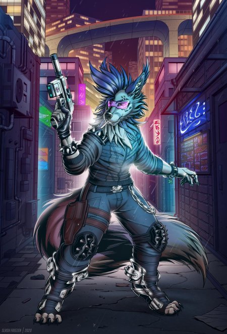 Фурри киберпанк