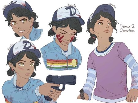 Эволюция Клементины Ходячие мертвецы