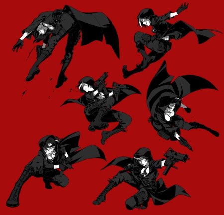 Вампир референс позы