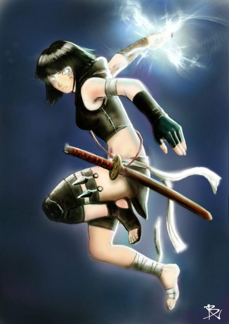 Хината Хьюга ниндзя