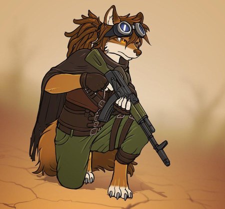 Лис фурри ЧВК