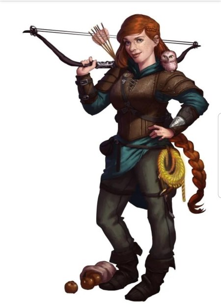 Полурослик бард арт