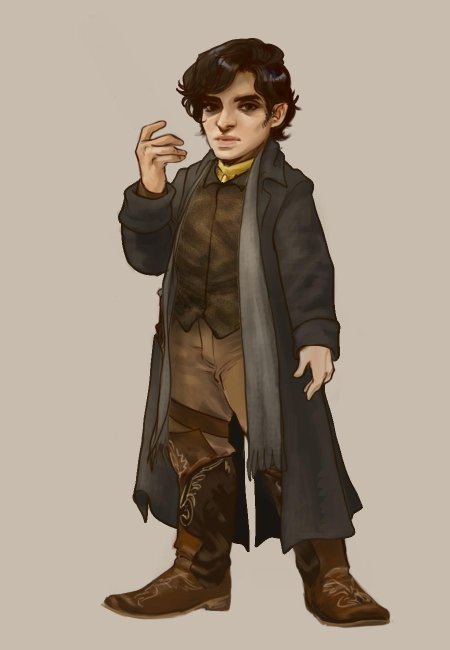 Полурослик бард ДНД