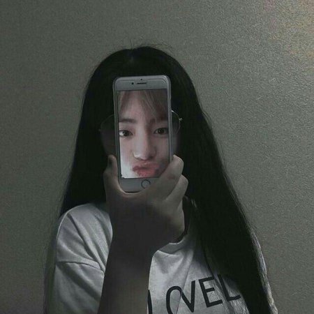 Кореянки с закрытым лицом