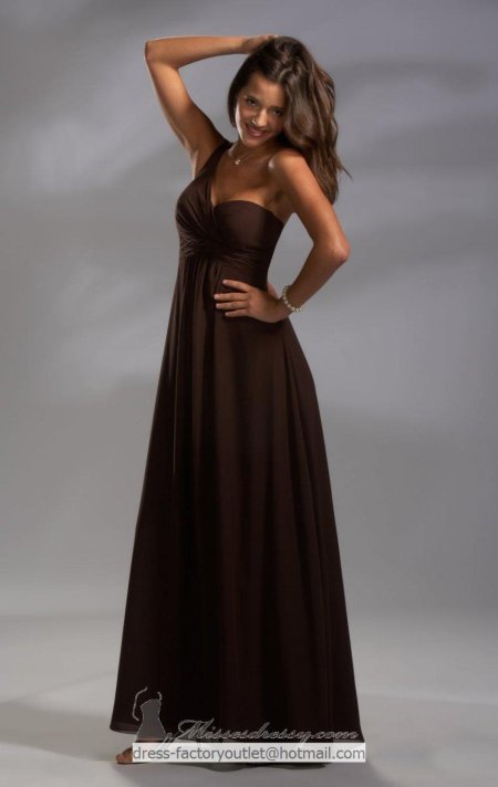 Коричневое платье на выпускной