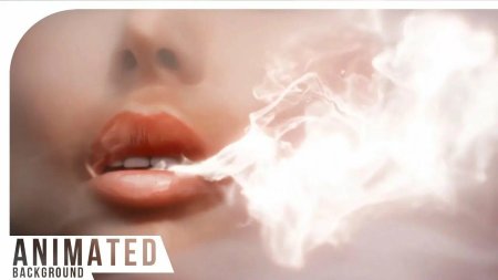 Губы с дымом