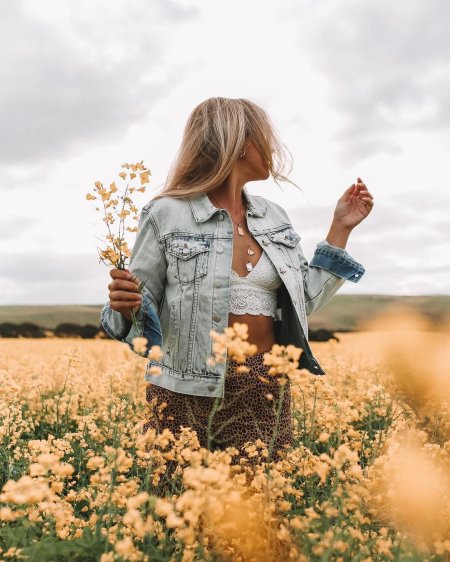 Фотосессия в поле