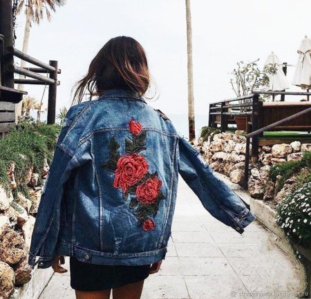 Джинсовка спина