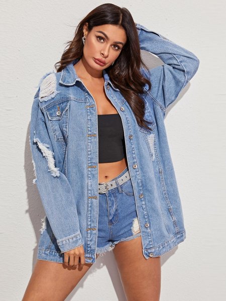 Рваные джинсовки