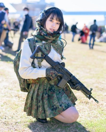 Японские девушки военные