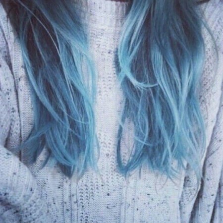 Бирюзовые волосы