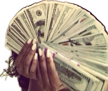 Девушка с деньгами