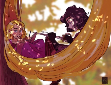 Манга Юри Рапунцель и Кассандра