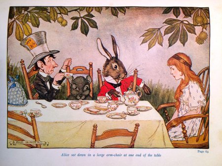 Льюис Кэрролл безумное чаепитие