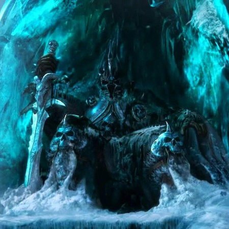 Артас Король Лич на троне