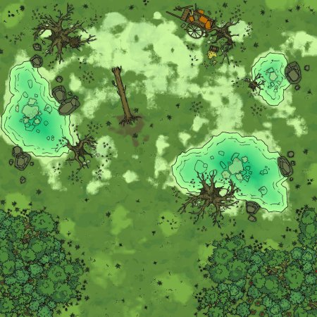 ДНД карта болото