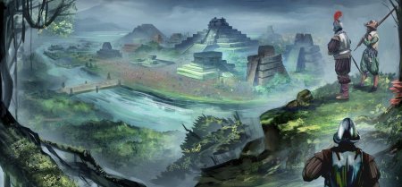 Конкистадоры и Майя